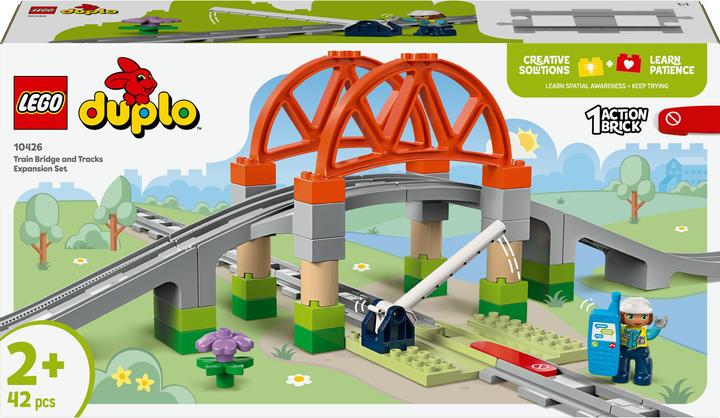 LEGO Pont ferroviaire et rails - Kit d'extension (10426)