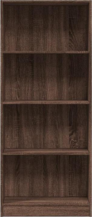 Image du produit VidaXL Bücherregal Regal Standregal Büroregal Aktenregal Braun Eichen-Optik (60 x 24 x 143 cm)