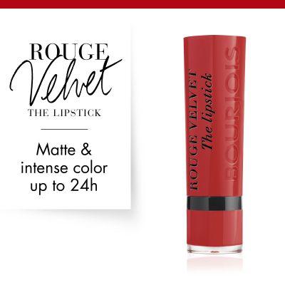 Actual product image Bourjois Rouge Velvet The Lipstick (05 Brique-A-Brac)