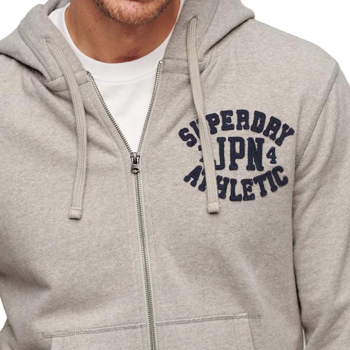 Immagine prodotto Superdry Giacca felpata Casual Vestibilità comoda Felpa con cappuccio atletica vintage con zip (M)