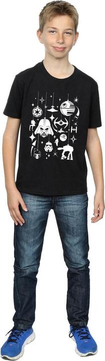 Actual product image Star Wars Boys Christmas Decorations T-Shirt (140, 146)