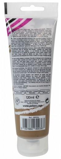 Actual product image Pebeo Decocrème Matt acrylic paint (Baccy, 120 ml)