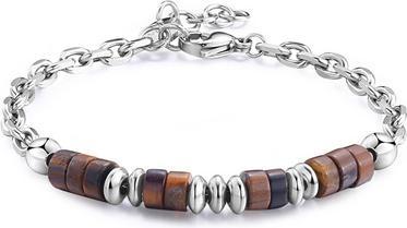 Image du produit Sagapo S'Agapo Riot Srt32 Tiger's Eye Steel Bracelet For Men