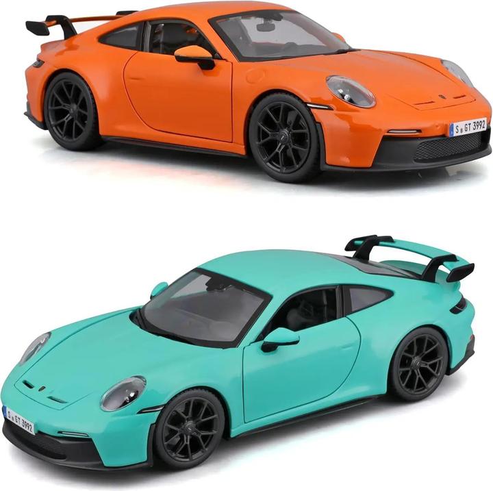 Bburago Porsche 911 GT3 (1 Stück - grün oder orange)