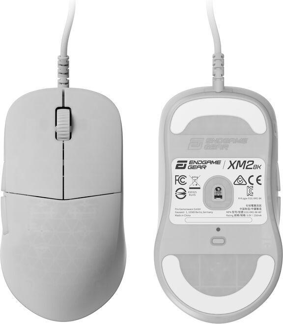 Produktbild Endgame Gear XM2 8k Gaming Maus, kabelgebunden - White Frost (Kabelgebunden)