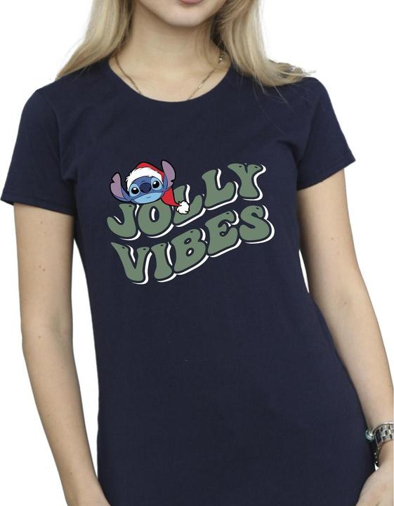 Immagine prodotto Disney Lilo & Stitch Jolly Chilling Vibes Maglietta Donna (S)