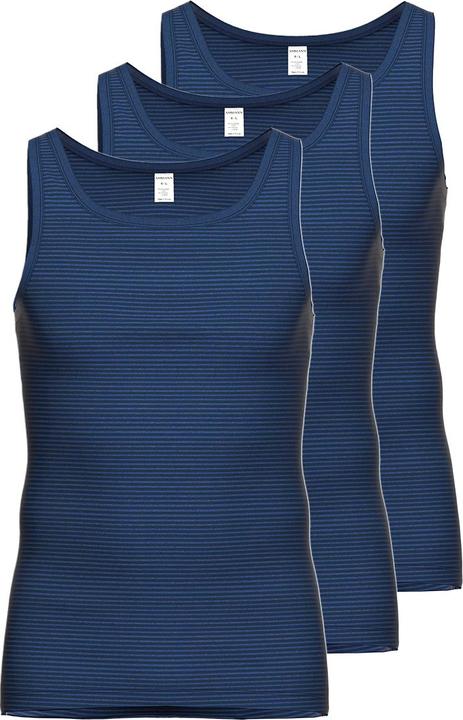 Produktbild Ammann 3er Pack Jeans Feinripp Unterhemd / Tanktop (L)