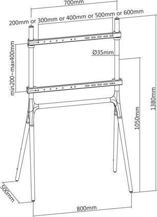 Image du produit Reflecta Élégant 70W (70", 40 kg)