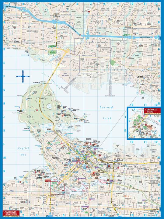 Produktbild Map. Vancouver