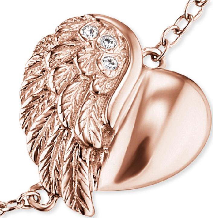 Actual product image Engelsrufer Bracelet heart wings (17.50 cm, 925 silver)