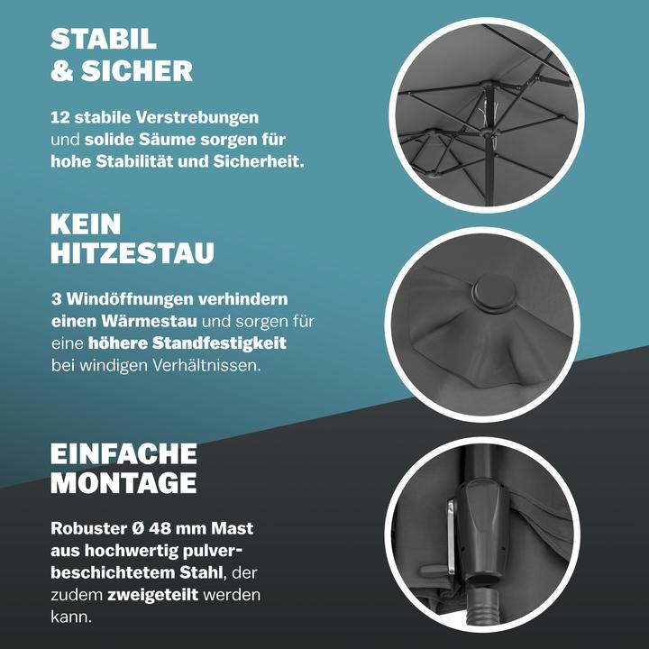 Image du produit Kingsleeve Parasol XXL (2.70 m)