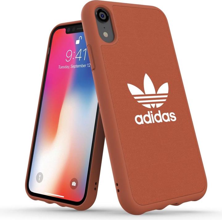 adidas PU Moulded Case Canvas orange (Apple iPhone XS Max)