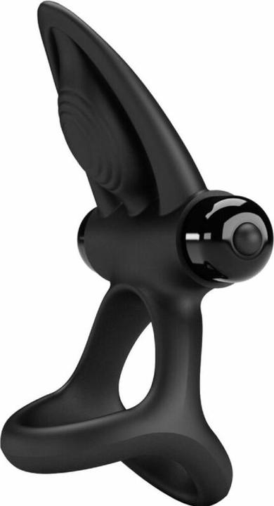 Actual product image Pretty Love Vibration Ring 10 Vibrations Black Silicone