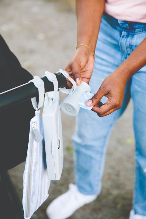 Actual product image Ubbi Pushchair bag holder