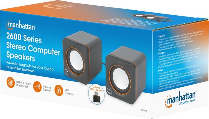 Produktbild Manhattan Lautsprecher für PC und Laptop - 2600 Series