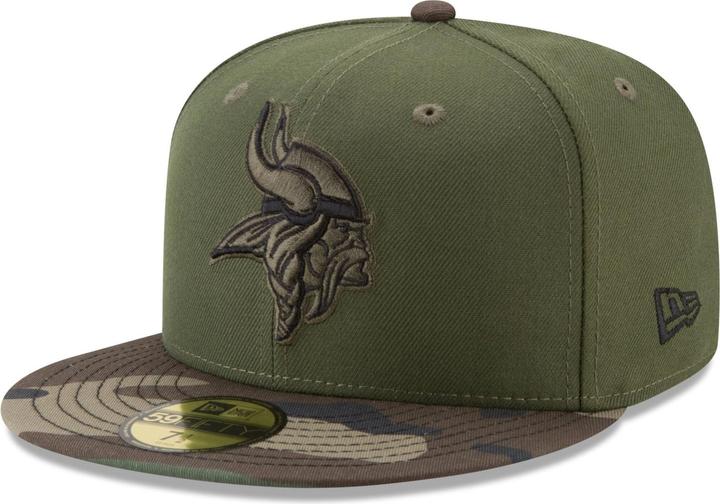 Actual product image New Era 59Fifty Cap - Minnesota Vikings wood camo - 7 1/4 (7 1/4)