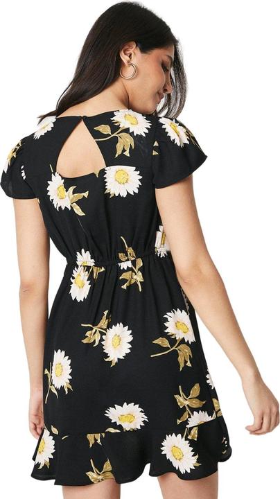 Actual product image Dorothy Perkins Womens/Ladies Daisy Tiered Hem Flutter Mini Dress (40 D)