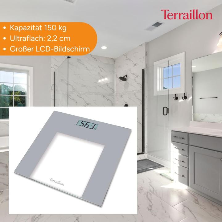 Actual product image Terraillon TP1000 Rectangle, Electronic Personal Scale (150 kg)