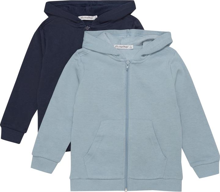 Minymo MISweat Jacket w. hood (2-pack) - 5752 (92)