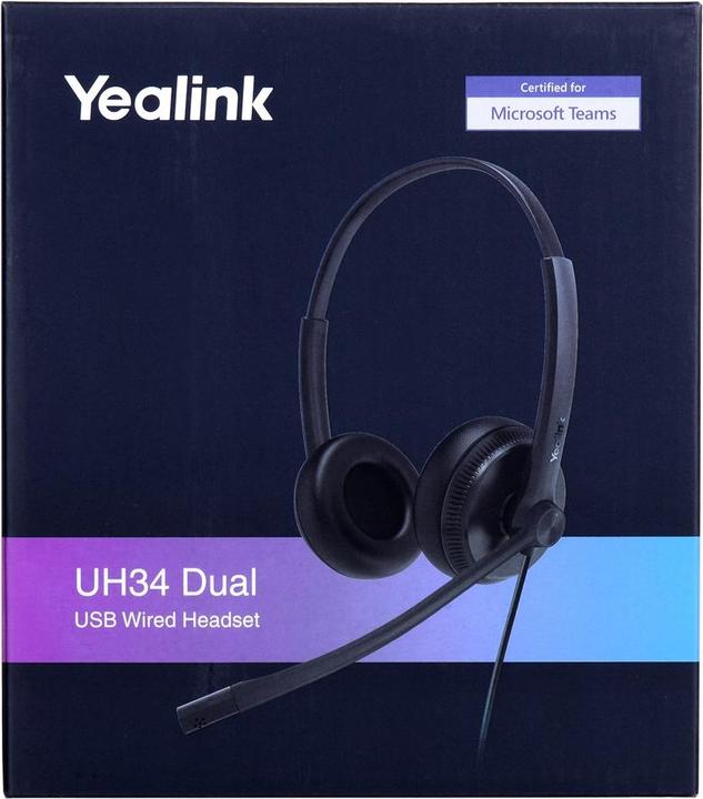 Actual product image Yealink UH34 Dual Teams (Cable, USB-A)