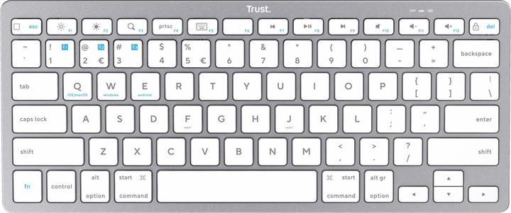 Produktbild Trust Bluetooth Tastatur (US, Kabellos)