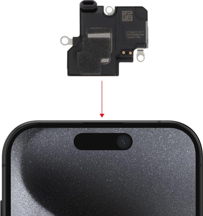 Produktbild Clappio Interner Lautsprecher Ersatzteil (iPhone 15 Pro)