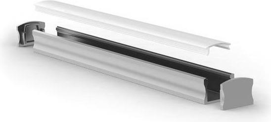 Immagine prodotto LEDsON SLIMLINE WIDE - 15 mm - PROFILO ALU PER STRISCE LED - ALLUMINIO ELOXIDATO - ARGENTO - 2 m (200 cm)