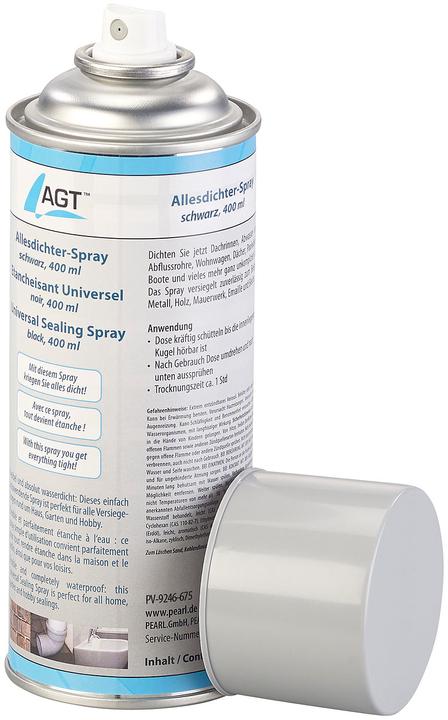 AGT Allesdichter-Spray (Schwarz, 400 ml)