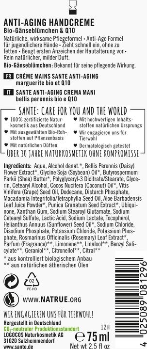 Produktbild Sante Anti Aging (75 ml)