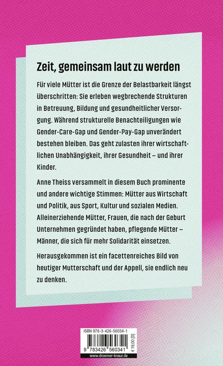 Produktbild Rethinking Motherhood (Deutsch, Anne Theiss, 2025)