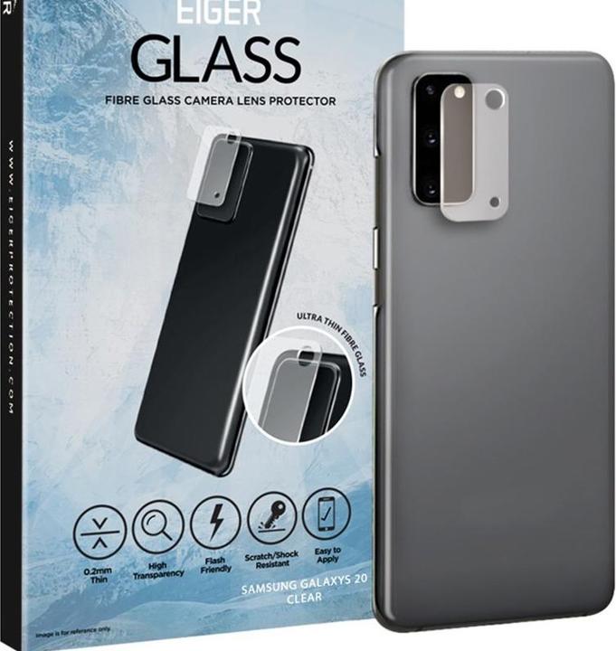 Actual product image Eiger Mountain Glass Lens (1 Piece, Samsung Galaxy S20)