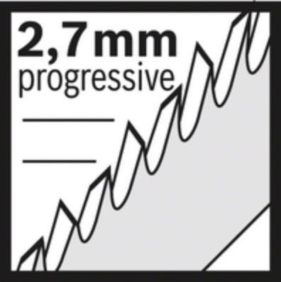 Image du produit Bosch Professional Zubehör Lame de scie sauteuse T 101 B, propre