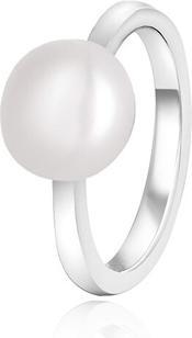 Immagine prodotto Beneto Elegante anello in argento con perla autentica AGG29 - Circuito: 56 mm (56)