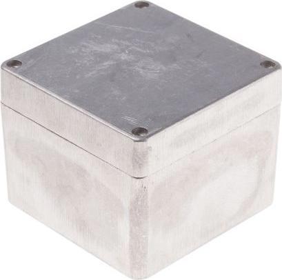 Actual product image Rs Pro Aluminium Natural Enclosure 100x100x81mm (Housing)