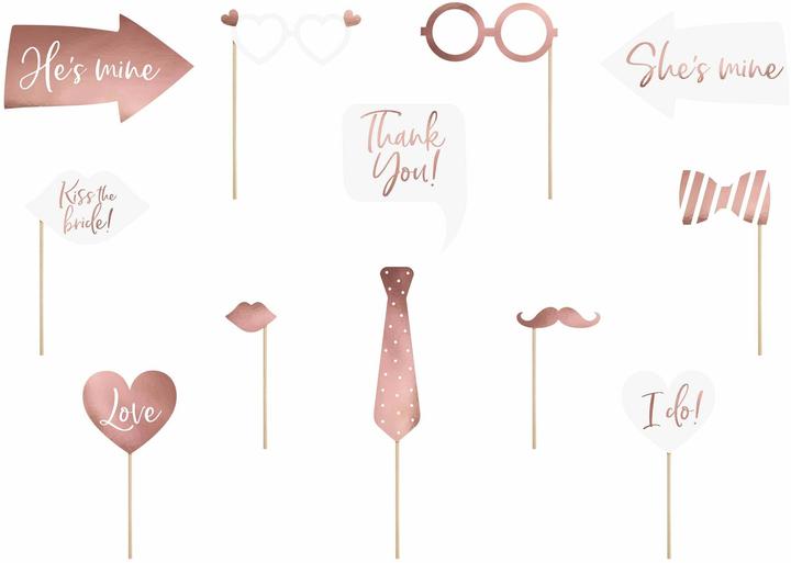 Actual product image Partydeco Photo Booth Wedding Set