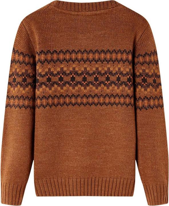 Image du produit VidaXL Pull pour enfant Tricoté Cognac 104,Matériau : 100 (104)