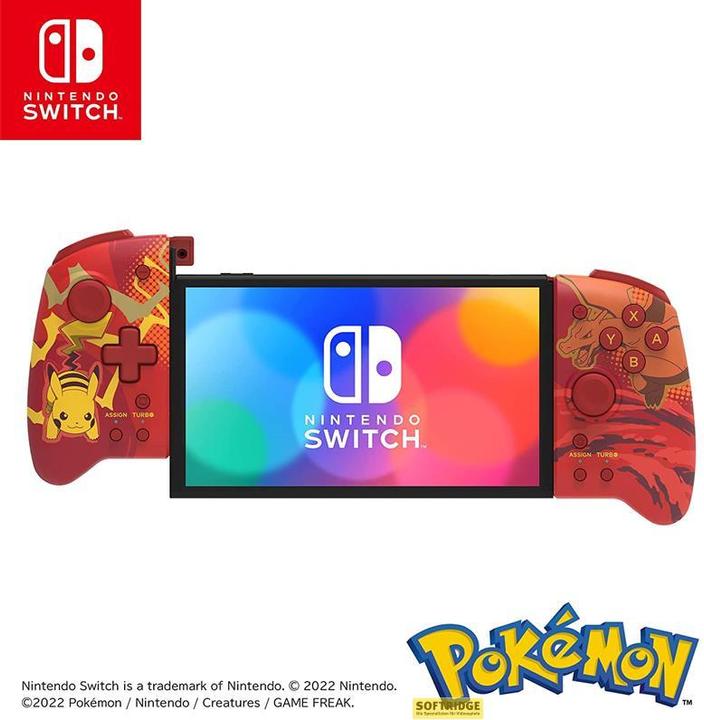 Productafbeelding HORI Split Pad Pro - Pikachu + Glurak (Switch OLED, Switch)