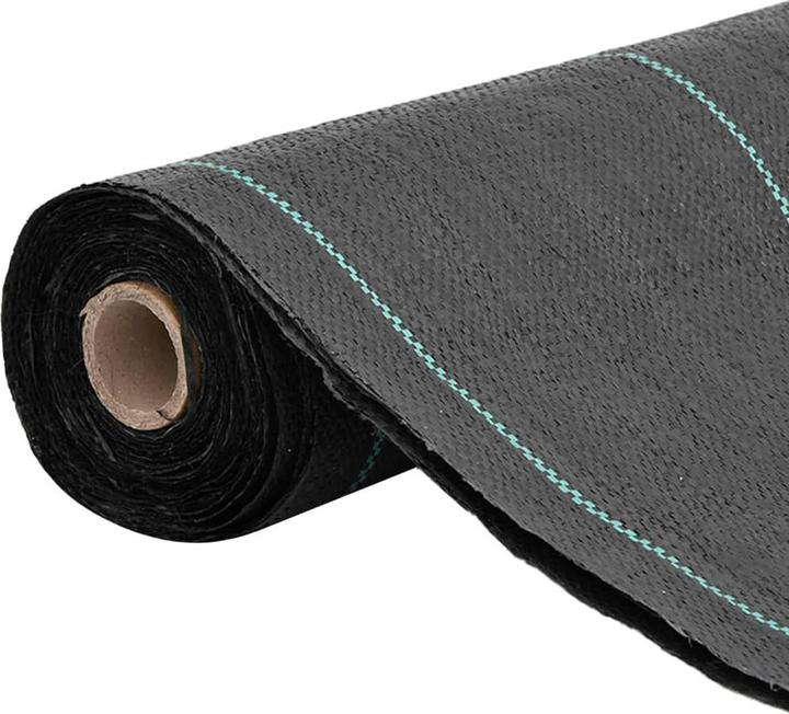 Productafbeelding VidaXL Onkruidvlies tuinvlies gronddoek onkruidfolie zwart 0,5x10m PP