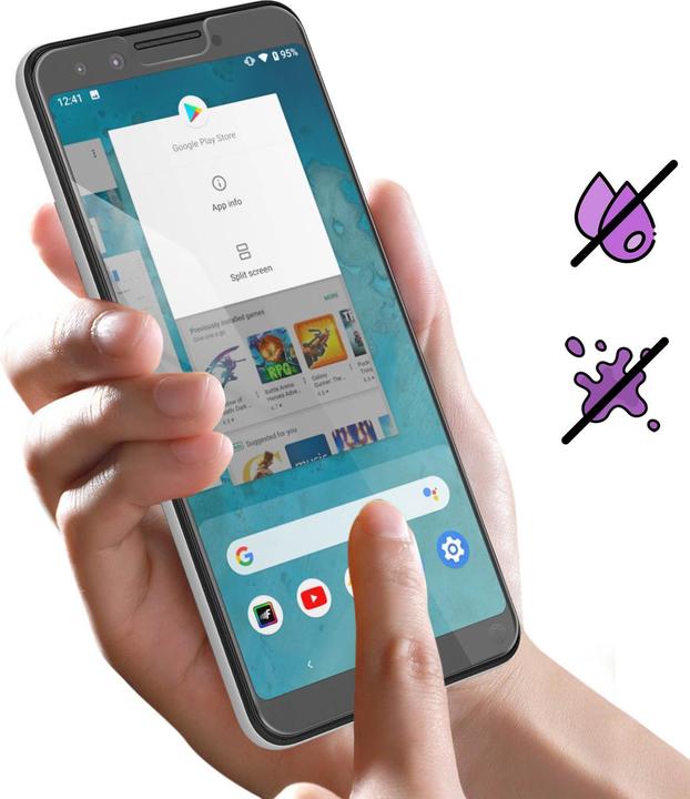 Actual product image Bigben Connected Glass screen protector (1 Piece, Google Pixel 3)