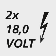 Productafbeelding Einhell RASARRO 36/34 (2x3.0Ah) accu grasmaaier (Oplaadbare batterij)