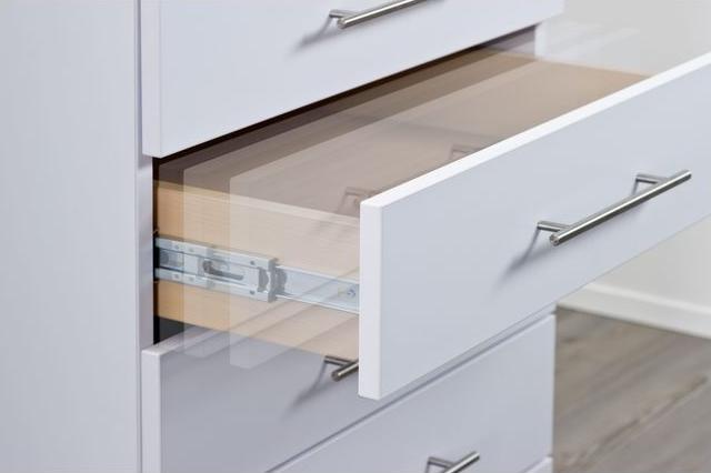 Produktbild Hettich Schubladenschiene Vollauszug 400 mm chromatiert 2 Stück