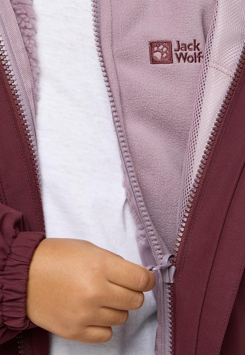 Produktbild Jack Wolfskin Kid's Snowcurl 3In1 Jacket (128)