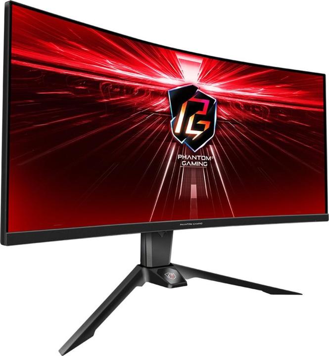 Productafbeelding AsRock 34"(86,4cm) TFT Gaming PG34WQ15R2B Gebogen 165MhZ 1m (3440 x 1440 pixels, 34")