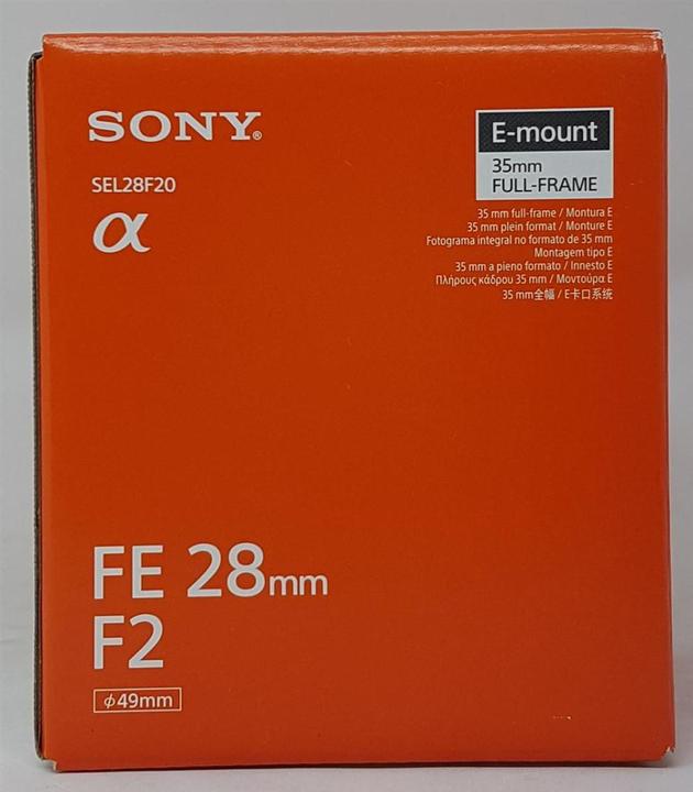 Produktbild Sony FE 28mm f/2 (Sony E, APS-C / DX, Vollformat)
