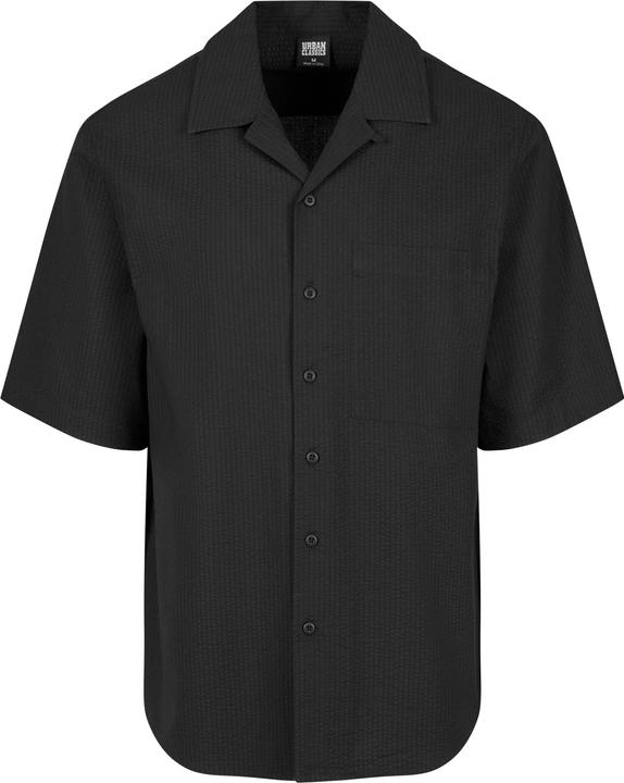 Urban Classics Relaxed Seersucker Short Sleeve Shirt - 140935