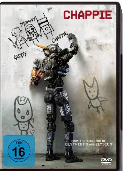 Chappie (DVD, 2015, Arabo, Tedesco, Inglese, Francese, Olandese)