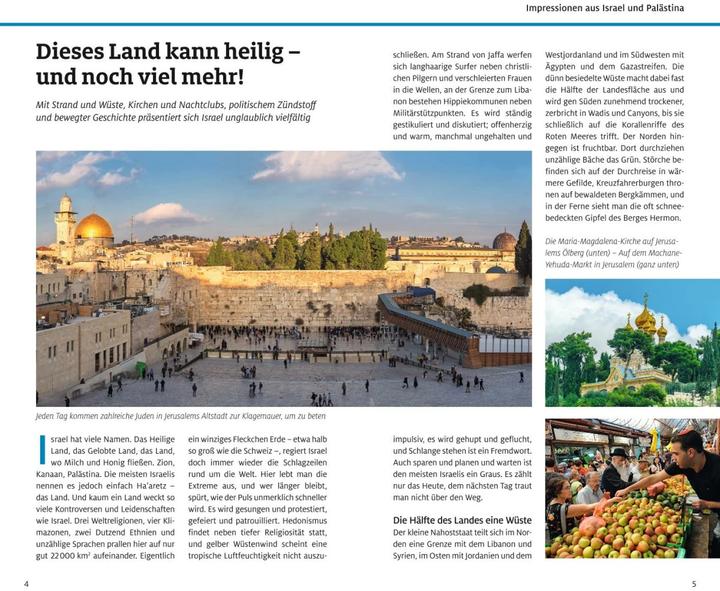 Produktbild Reiseführer Israel und Palästina (Deutsch, Franziska Knupper, 2020)