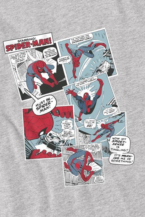 Actual product image Spiderman Childrens/Kids Panel Collage T-Shirt (104)