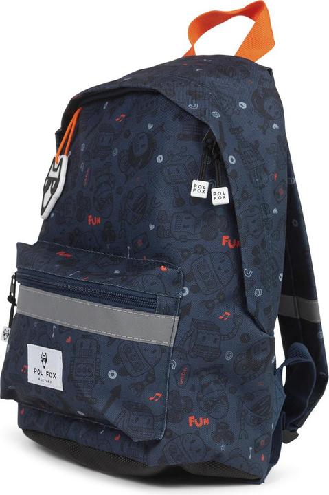 Actual product image Pol Fox children's mini backpack robot