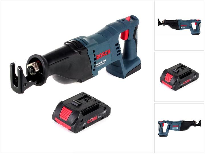 Produktbild Bosch Professional Bosch GSA 18 V-Li Akku Säbelsäge 18V + 1x Akku 4,0Ah - ohne Ladegerät, ohne Koffer